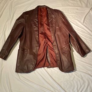 Leather Jacket (brown) Pioneer Wear Large 42